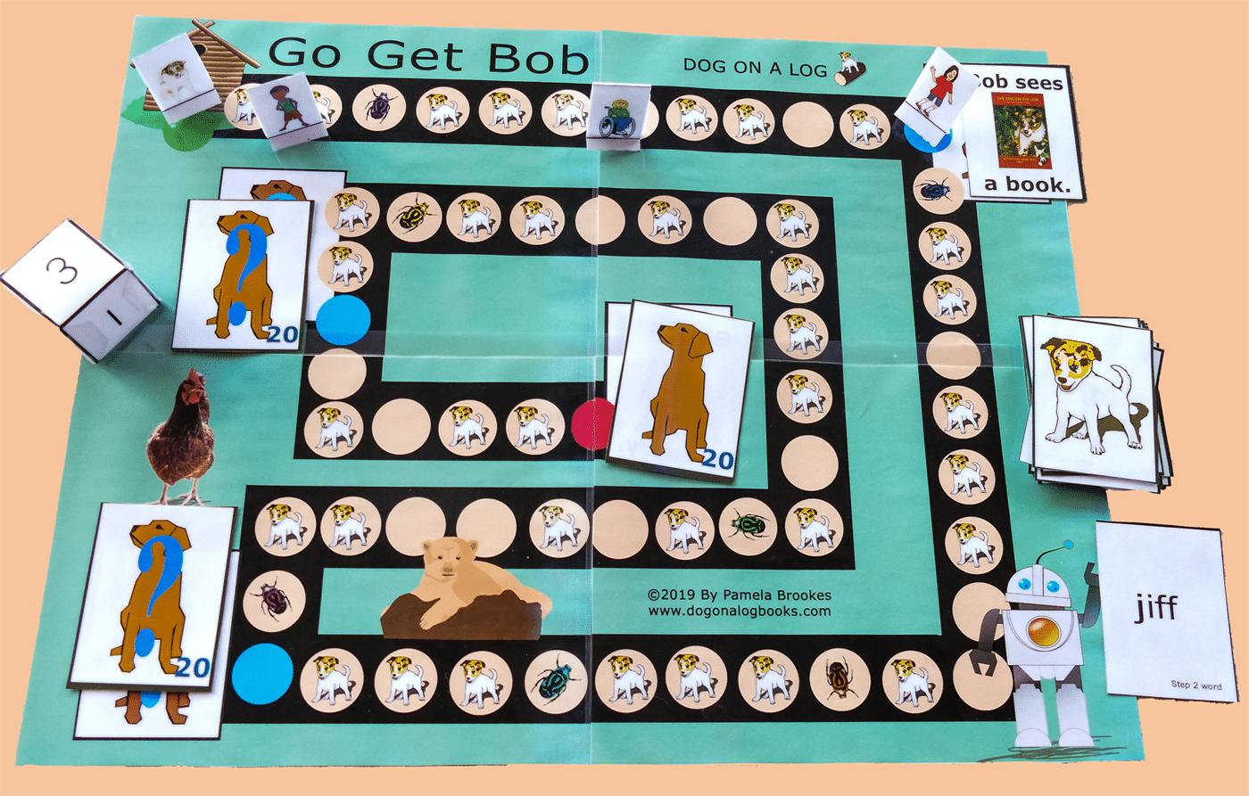 FREE Printable Letter Sounds Board Games